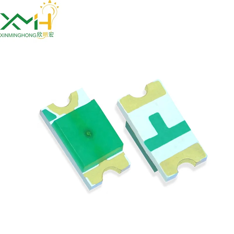 high-quality 1206 package Yellow-Green Diffused Lens SMD LED, ideal for power indicators with low power consumption