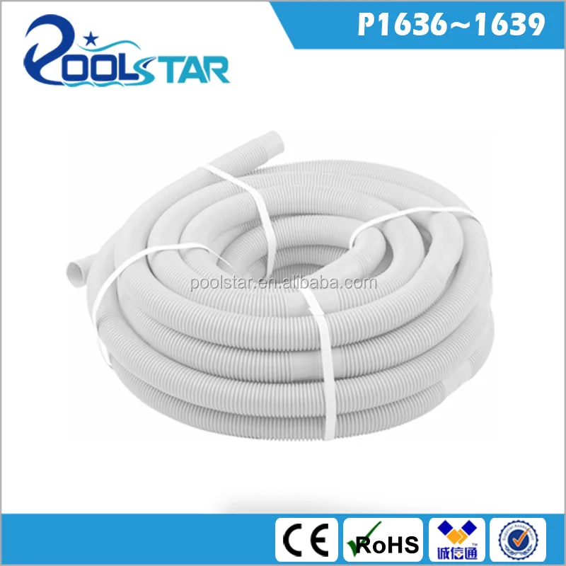 Poolstar 1-1/4 Inch Blue Extruded PE Cuttable Swimming Pool Vacuum Hose 1 Meter per Section for Cleaning and Pool Cleaning