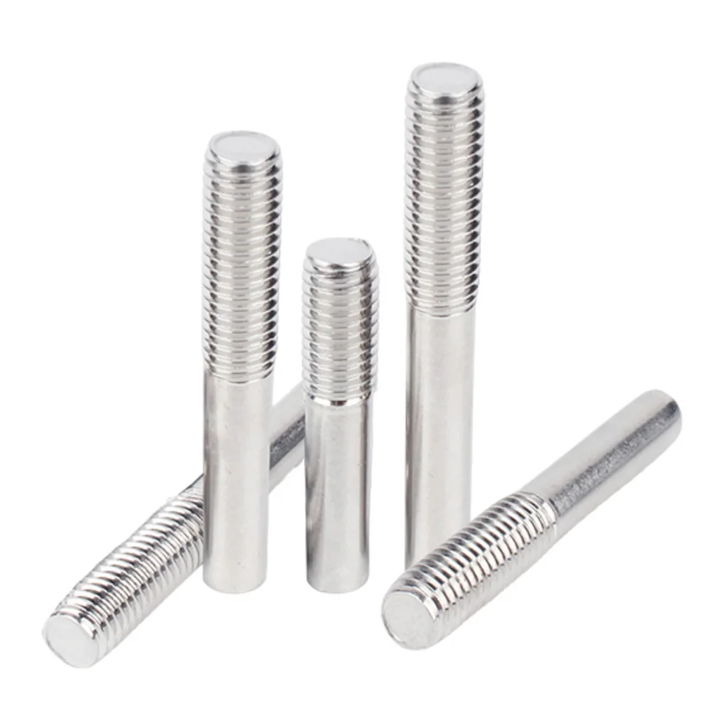 M6-M36 Stainless Steel Stud Galvanized Threaded Rod Zinc Plated DIN Standard Full Thread Double End Bolt