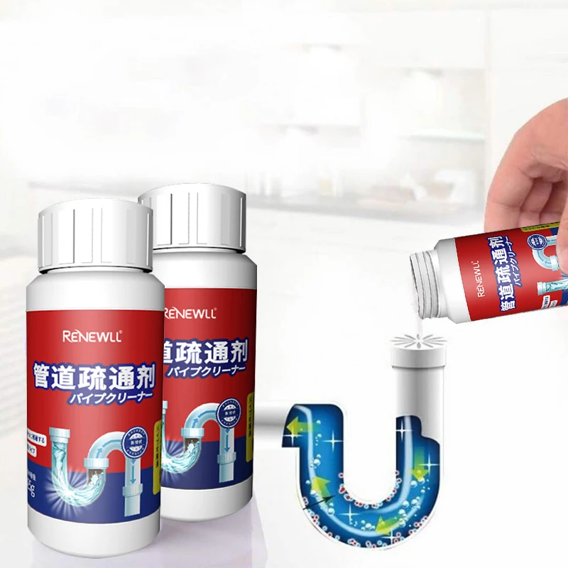 The factory sells high efficiency toilet and kitchen drain cleaner 125 grams