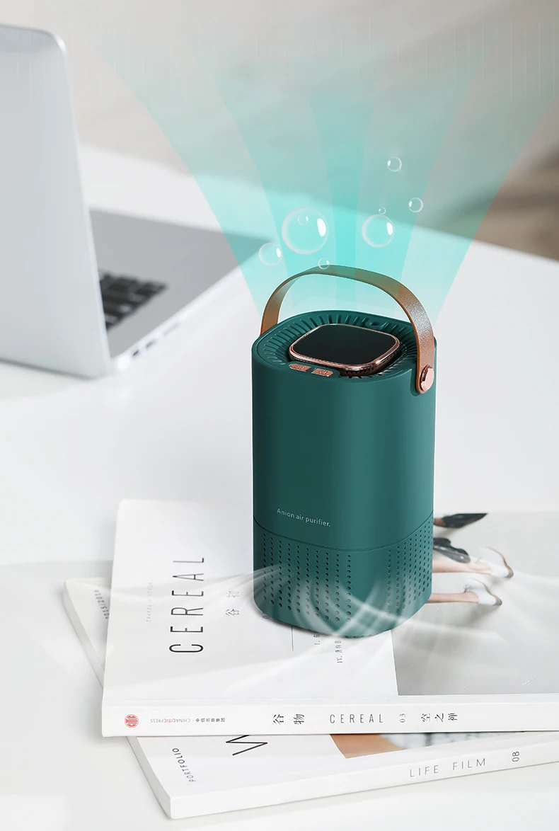OEM household appliances negative ion portable car air purifier