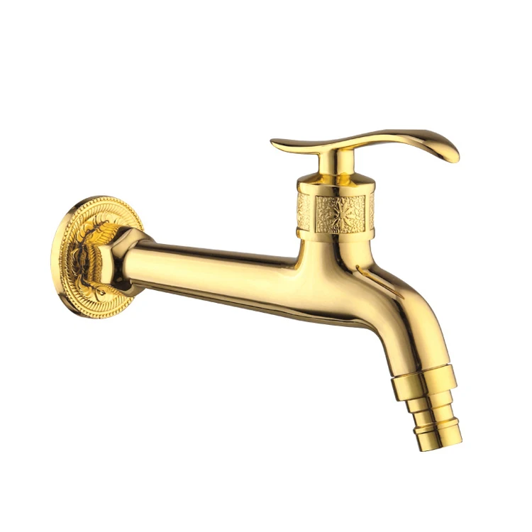 
high quality brass outdoor faucet garden tap washing machine bibcock single use water tap free shipping 