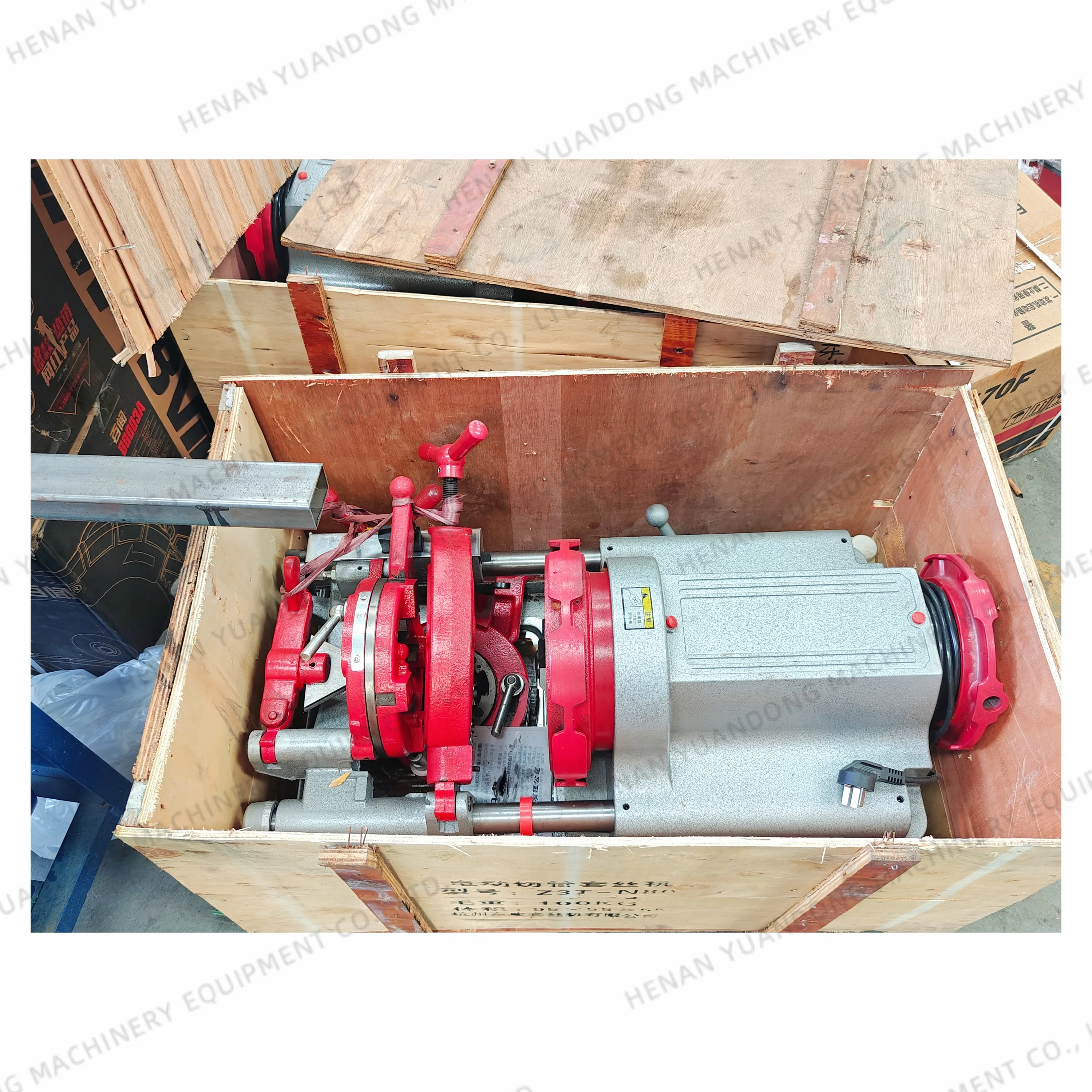 Гарантия качества BSPT/NPT Threader машина для производства 1300W SS трубы и резак продажи