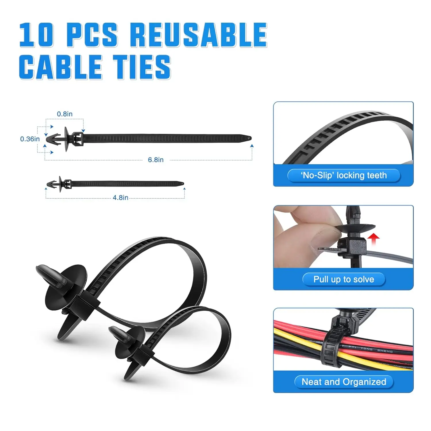 725PCS Universal Plastic Fastener Car Bumper Clips Bumper Clips Car Retainer Clips Plastic Fasten