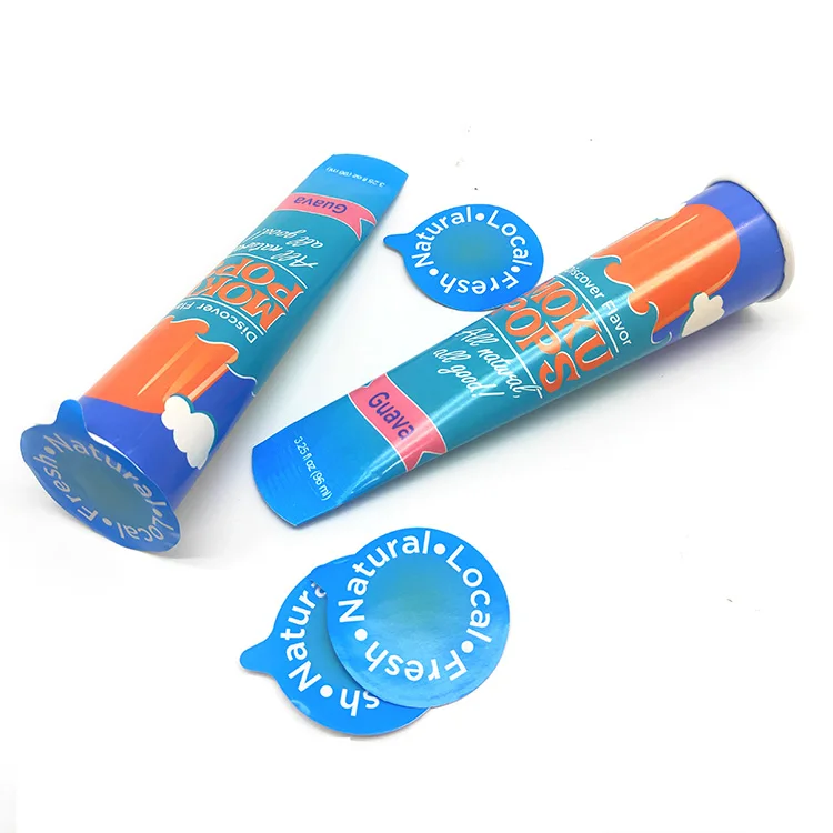 Calippo труба из алюминия Типсы мороженого на палочке для 120 мл мороженое бумажная пробка Подгонянная желе Мороженое трубки