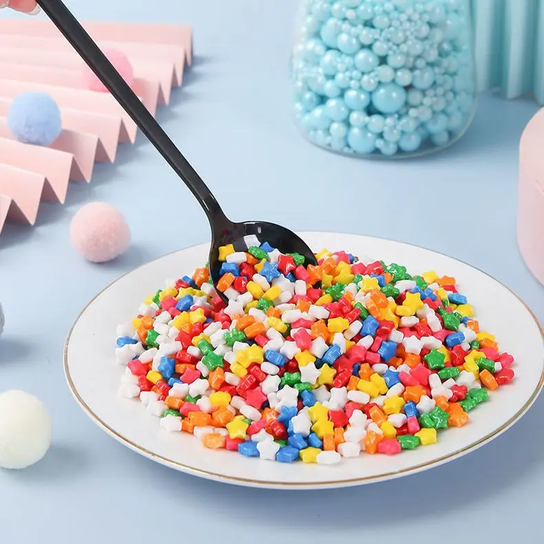 2021 new product Happy Birthday Decoration mixed size gold round sprinkles candy cake decoration baking supplies cake sprinkles