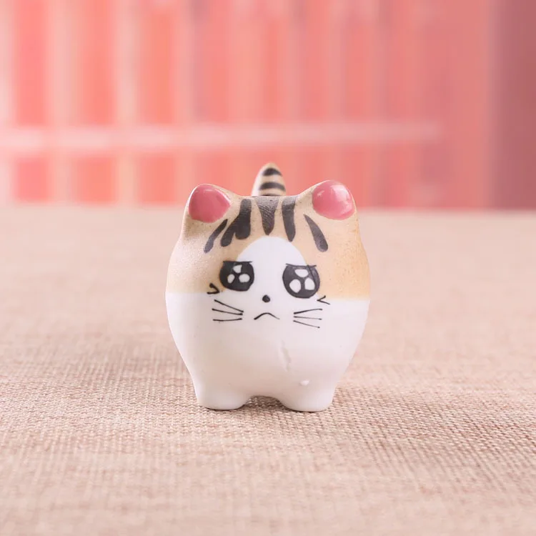 cute indoor cartoon cat animal shape flower plant pot succulent planters containers for cactus