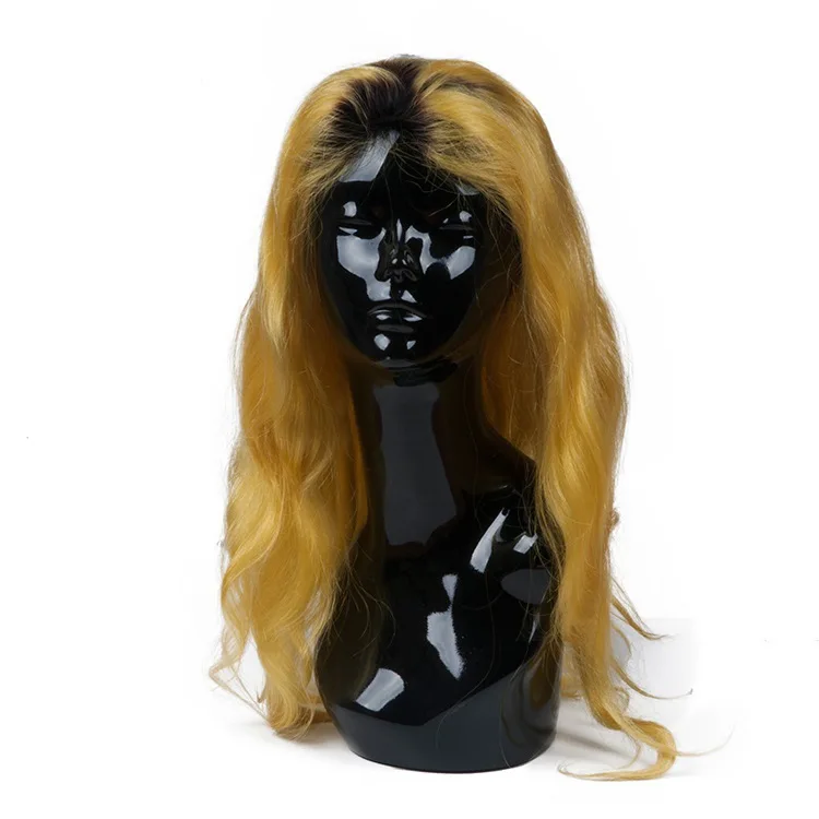 Пластиковая голова манекен для парика черный цвет