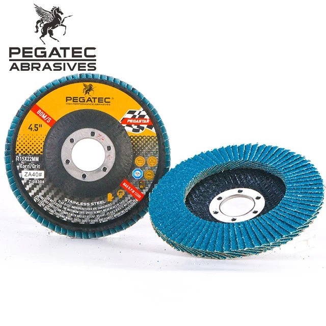 T27 T29 115mm Zirconia Abrasive Fiberglass Flap Disc 4.5 inch  Polishing Flap Wheel For Angle Grinder