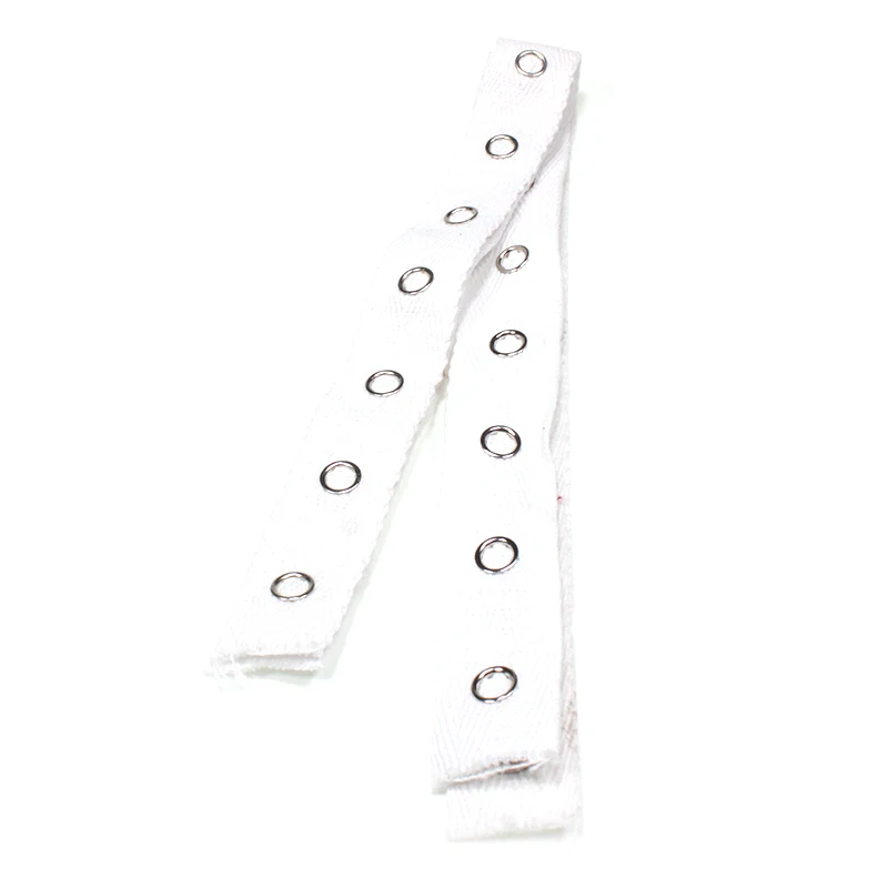 Good quality oeko-tex white metal press snap button tape for garment accessories