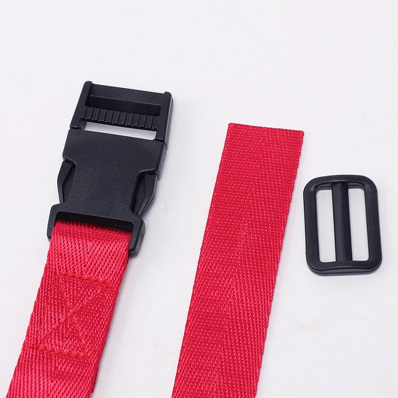 Buckle Strap Colorful nylon braided adjustable belt for outdoor luggage