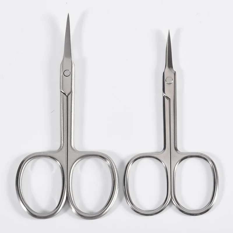 AWK оптовая продажа обрезка бровей нержавеющая сталь остроконечные маленькие ножницы для кутикулы