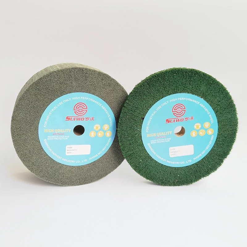 Steel Iron Door Handle Hinge Flapper Non Woven Flap Polishing Wheel