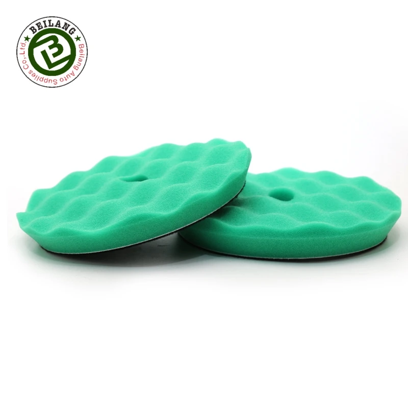 North Wolf Factory Directly Sell Car Foam Polishing Pad Kit 5 pcs 6 inch Wave Buffing Pad for Auto Beauty Polisher