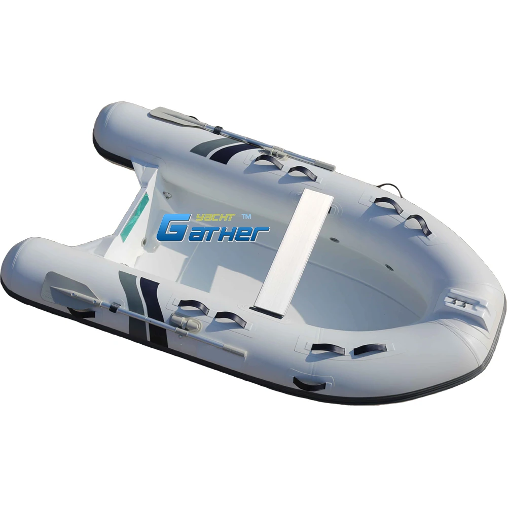 Inflatable Dinghy Orca Hypalon Pvc RIB300A Rigid Hull Inflatable Rowing Boats For Sale