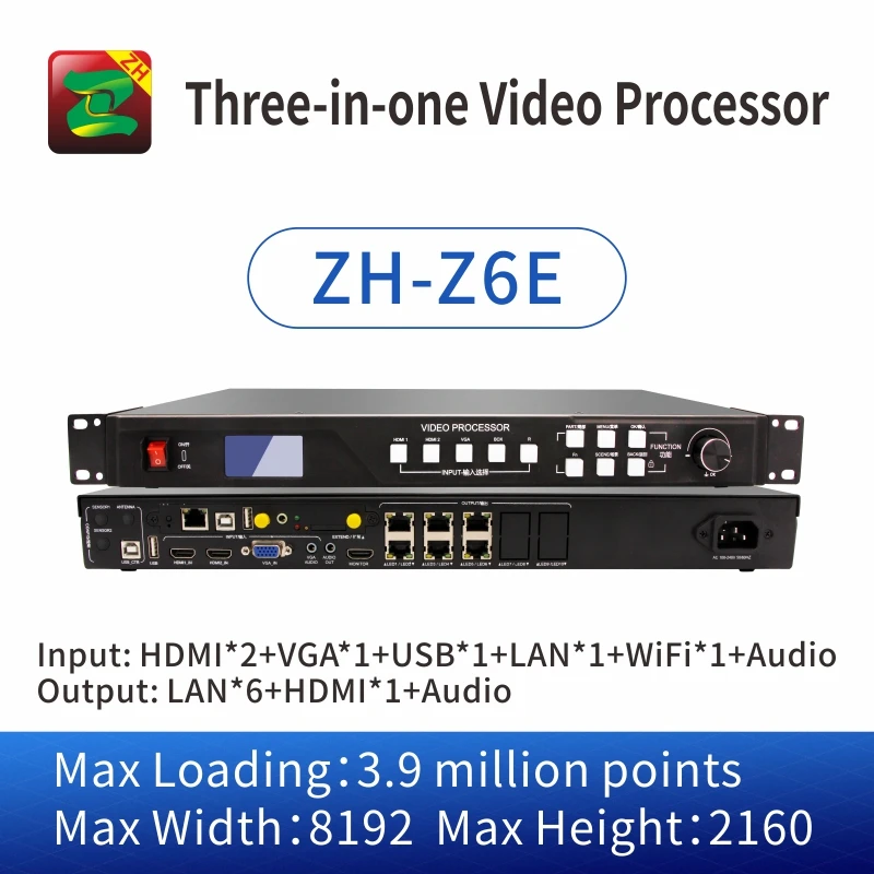 Professional Full Color LED Display Screen All-in-One Controller LED Video Processor