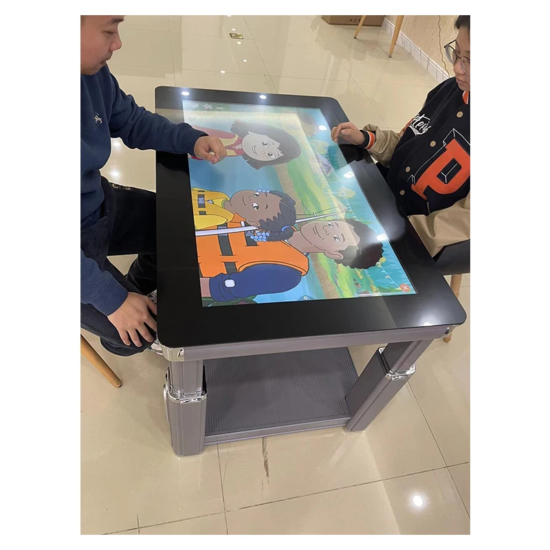 Обучающее оборудование, интерактивный смарт-стол 43 50 55 65 дюймов с сенсорным экраном, Обучающий игровой стол для классной комнаты