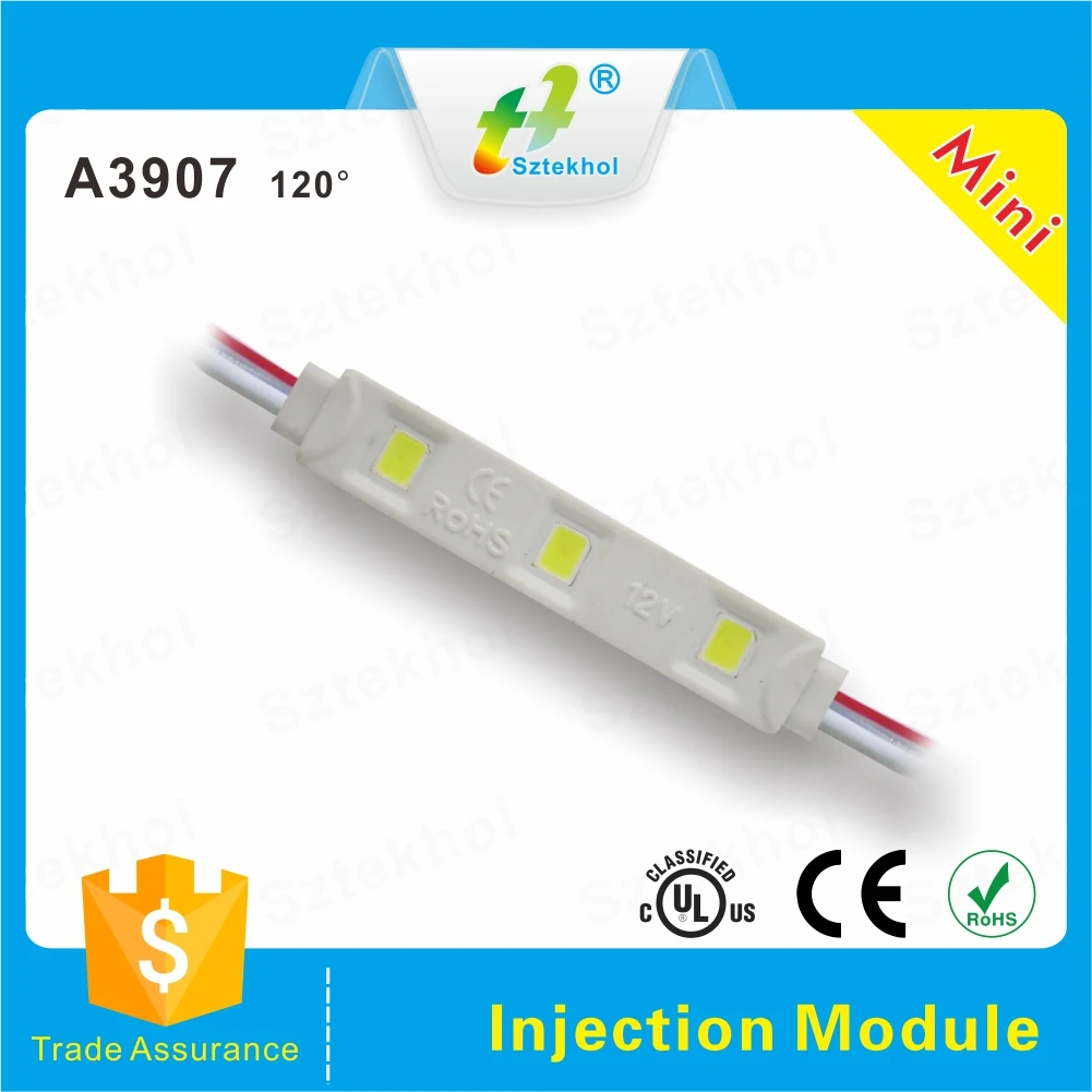 New LED module Mini Waterproof 12V DC 0.6W 3 LED 2835 SMD Back Lighting Module CE  RoHS BIS Certified Led Module