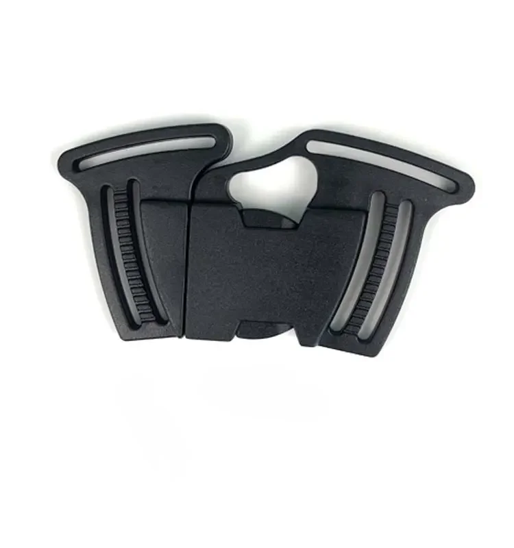 Plastic POM Quick Release Buckle 38mm Double Adjust Safety Symmetrical 4 Way Plastic Buckles For Stroller