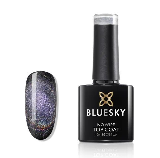 BLUESKY gel nail polish original 10ml 15ml smart top coat magnetic holo cat eye top coat gel