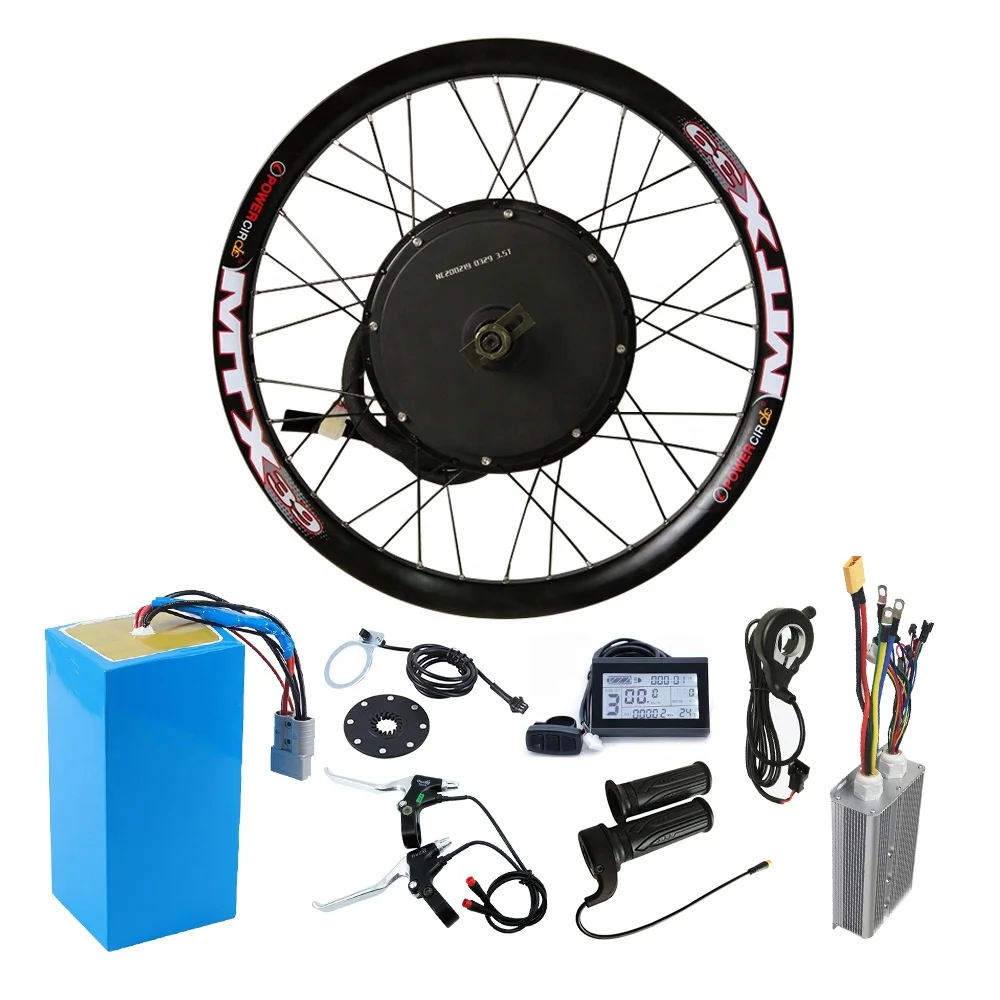 72v 1000w 2000w 3000w 5000w 8000w direct drive hub ebike conversion kits rear hub motor electric bike bicycle e bike kit