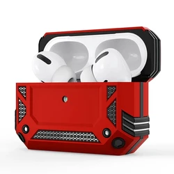 High Quality Armor Shockproof Case for Airpods Pro Silicone Cute Luxury Cover with Keychain for Air Pods 3 2 1 Men Accessories