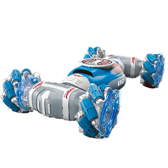 Double Side 1/16 Remote Control Gesture Controlled Rc Stunt Car Drift Lighting Gesture Sensing Hand Control Rc Car