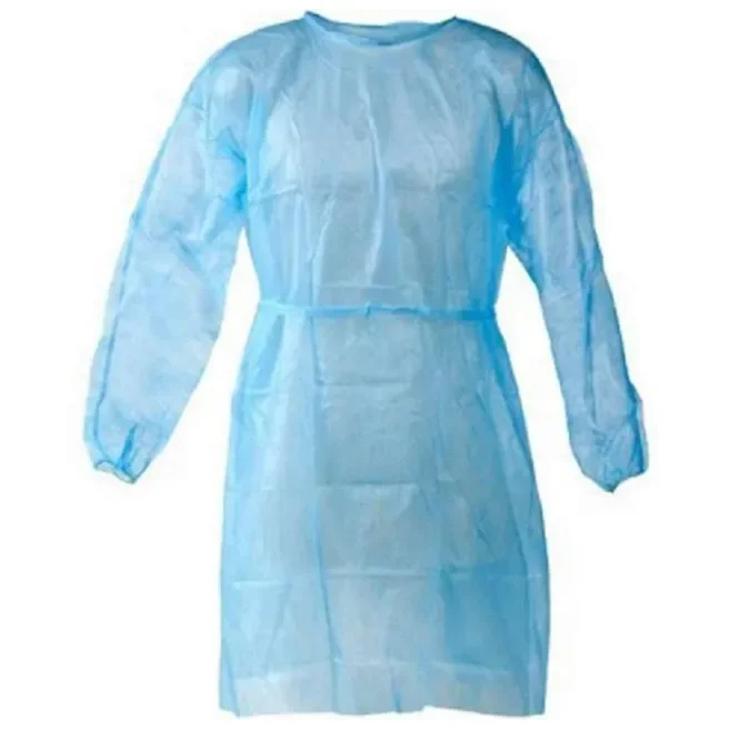 Disposable isolation gown non woven PP lightweight visitor gown doctor nurse surgery protecting isolation grown