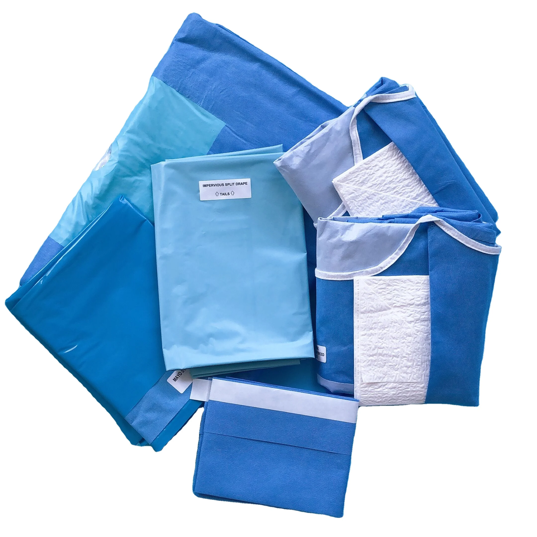 Medical Disposable Surgical Drape Pack Use For Knee Arthroscopy Angiograophy