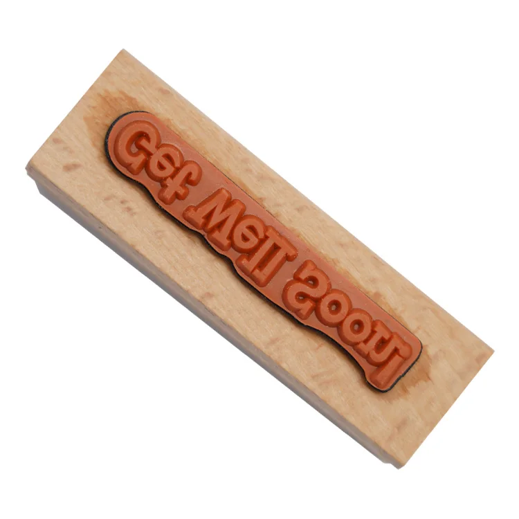 Creative Cute Wooden Rubber Stamp Retro Wooden Stamp For Diy Scrapbook School Office Decoration