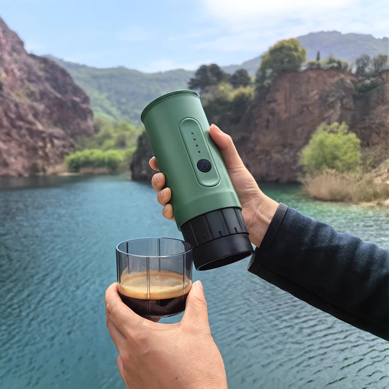 2024 New design Car Espresso Coffee Maker USB lithium battery coffee machine Portable Espresso Machine Italian Coffee Machine