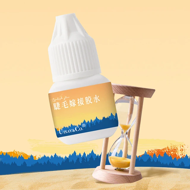 Free Sample Wholesale Custom Private Label Clear Gold Adhesive Latex Free False Strip Eye Lash Eyelash Glue