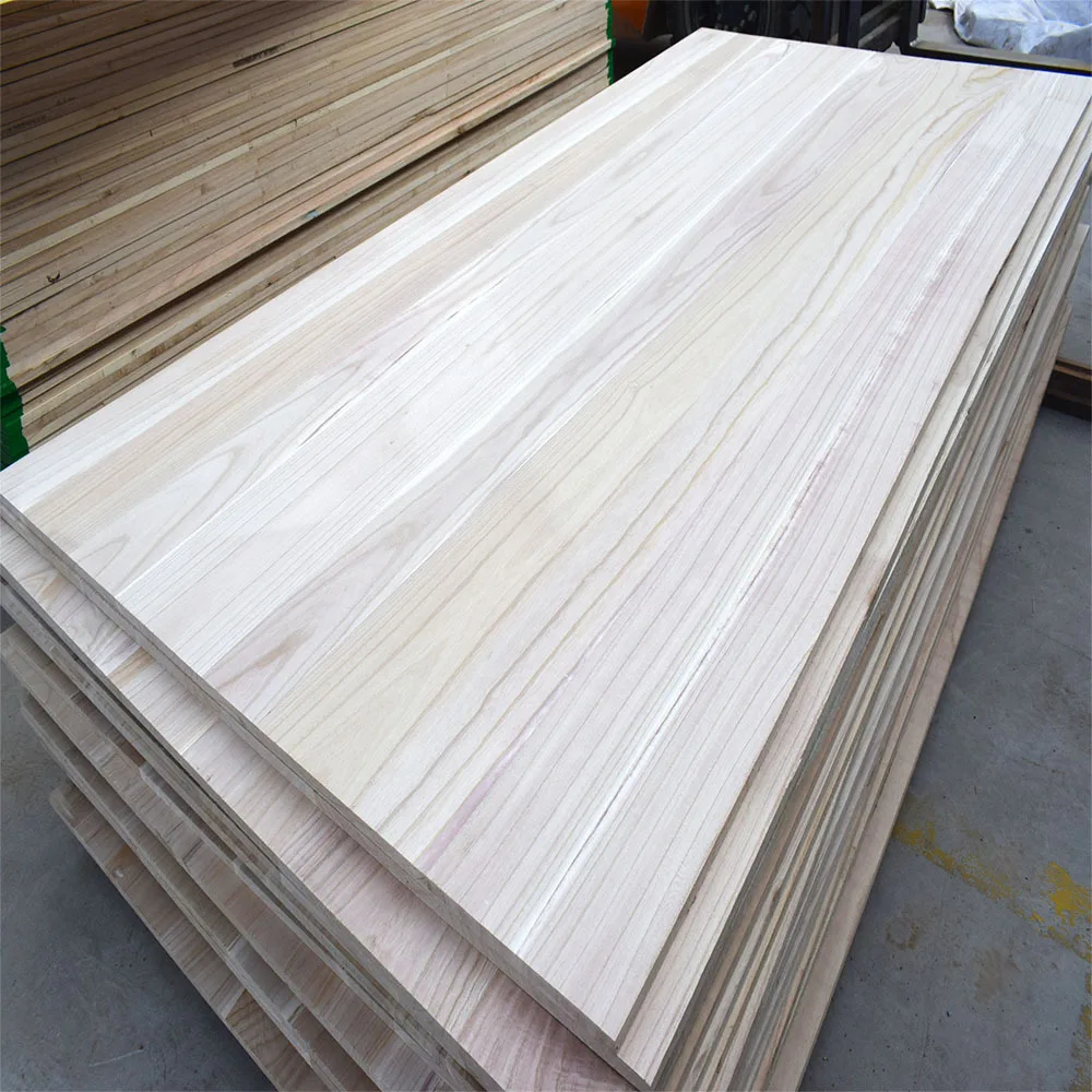 Wholesale Eco Solid Paulownia Wood Coffins Funeral material Hot Paulownia Wood Timber