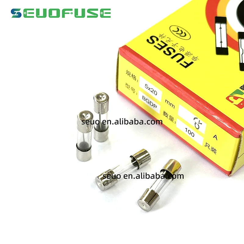 Good price 5x20mm Glass Fuse F 1A 1.25A 1.5A F 1.6A 2A 2.5A 3A 3.15A 4A 5A 6A 6.3A 7A 8A 9A 10A 15A 20A 25A 30A Glass tube Fuse