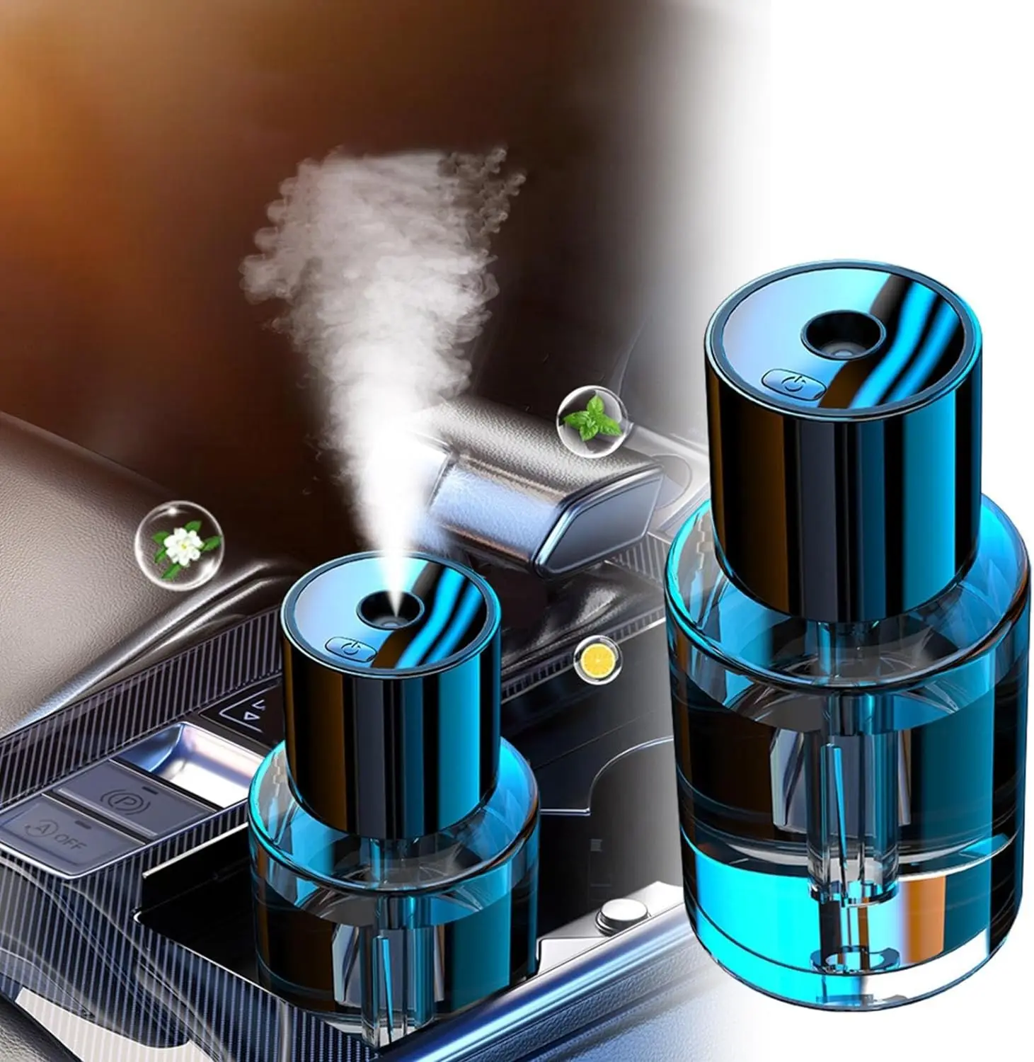 2024 Car Perfume Intelligent Fragrance Large Capacity Humidifier Fragrance Machine Car Mounted Fragrance Spray Air Freshener