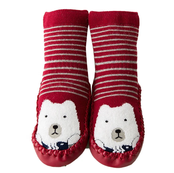 
New arrival cotton leg warmers cute cartoon designer shoe sock kids babies compression crew socks 