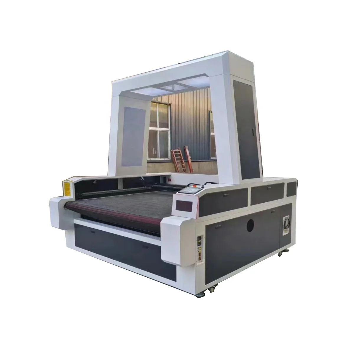 1610 CO2 automatic feeding Engraving Machine 100w Cut Machine with CCD camera