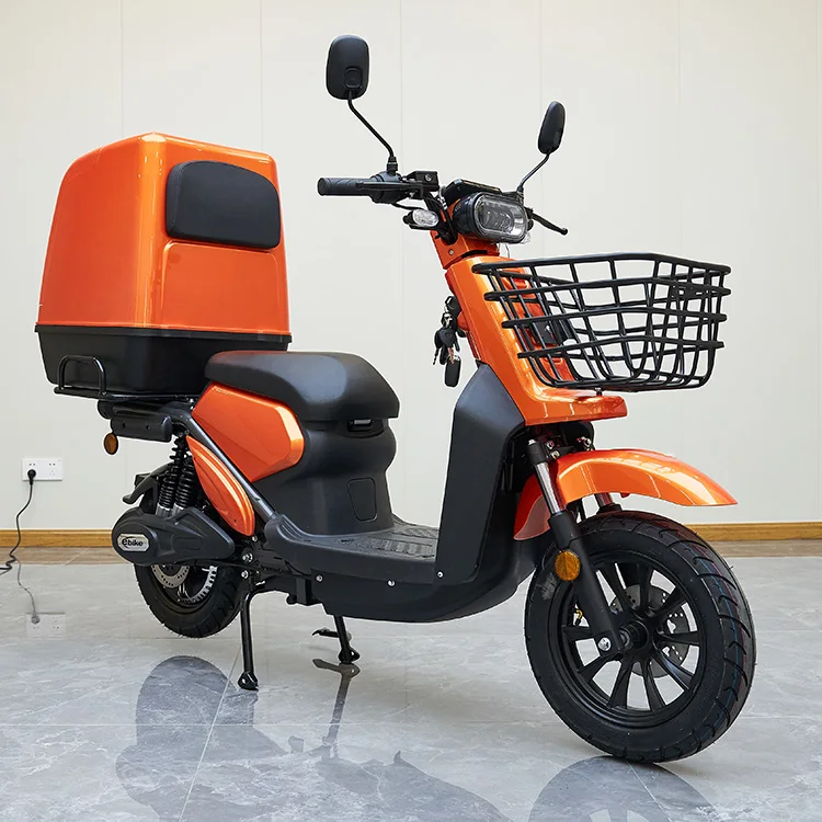 CKD SKD 60km/h max speed 70km range 1100/1300w fast food post delivery electric scooter moped