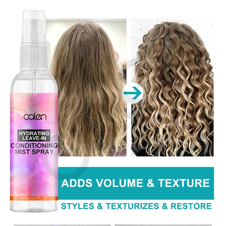 3OZ Private Label Anti Frizz Nourishing Black Hair Mist Spray Water Sprayer Hairdressing Bottle Continuous Silk Mist Hair Spray