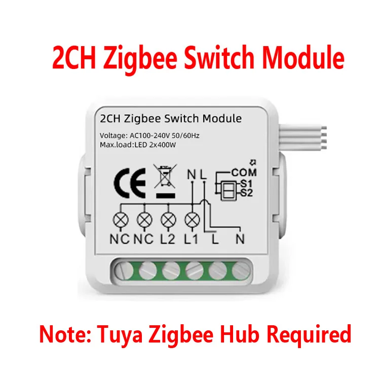 Tuya Mini Smart Life Switch Module Zigbee Wifi Реле Переключатель с пультом дистанционного управления Tuya с сухим контактом