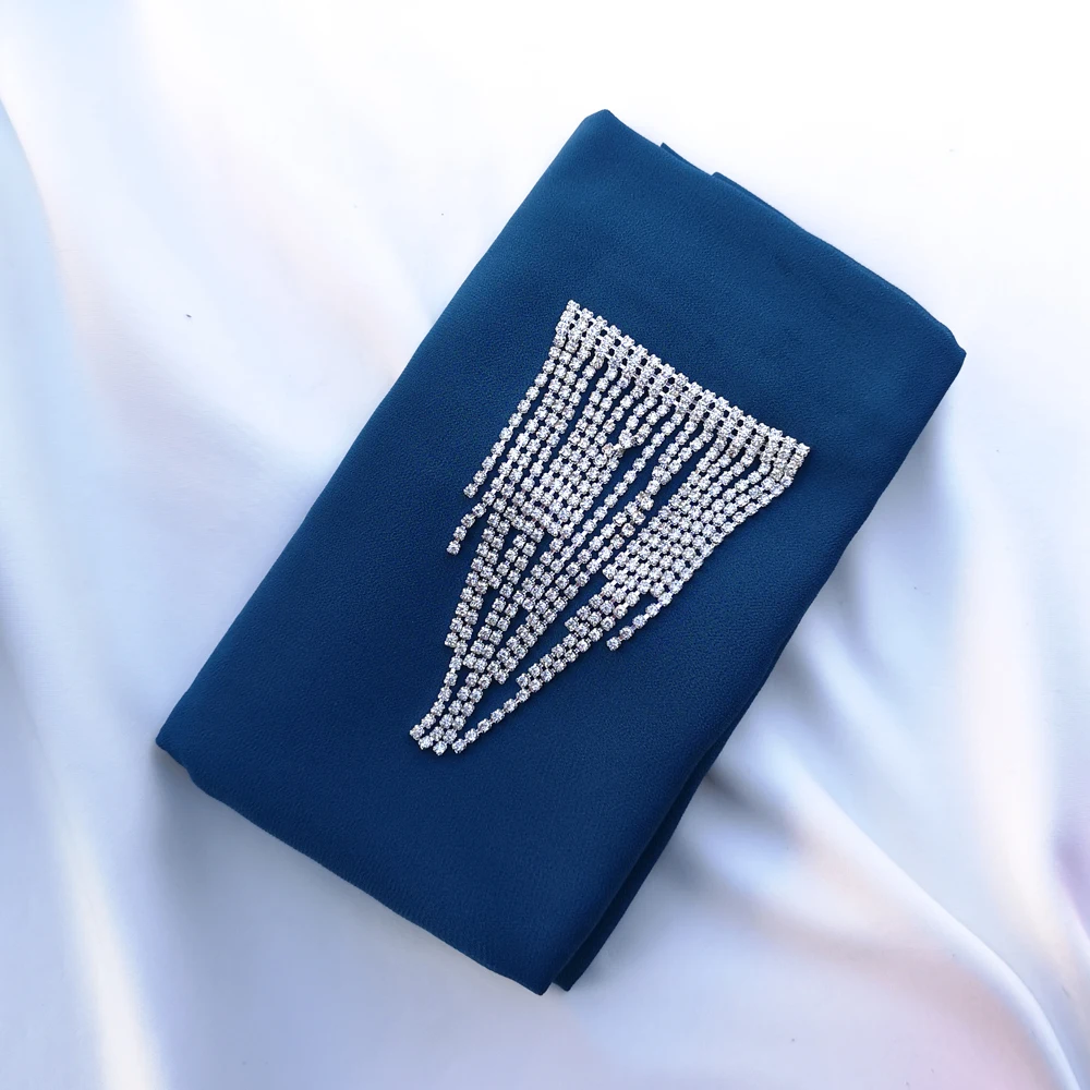 Popular premium chiffon hijab muslim women dress long sleeves long dress muslim islamic clothing scarves muslim hijab