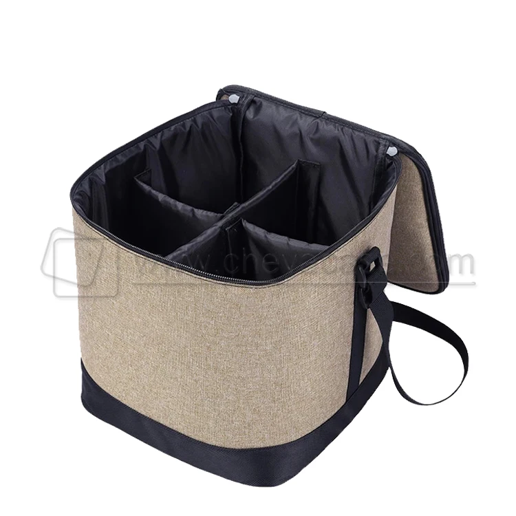 Outdoor Canister Pot Carry Bag Padded Gas Tank Storage Bag Camping Gas Stove Bag