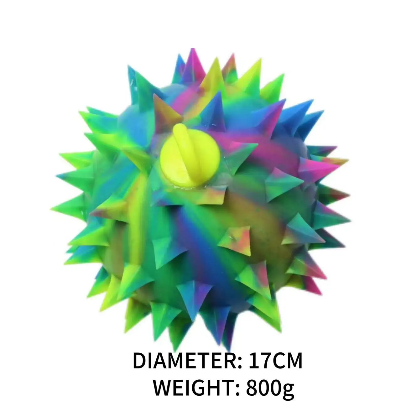 Новое поступление горячая Распродажа 17 см Радужный колючий шарик игрушки для детей гелевый снятия стресса с йо-йо