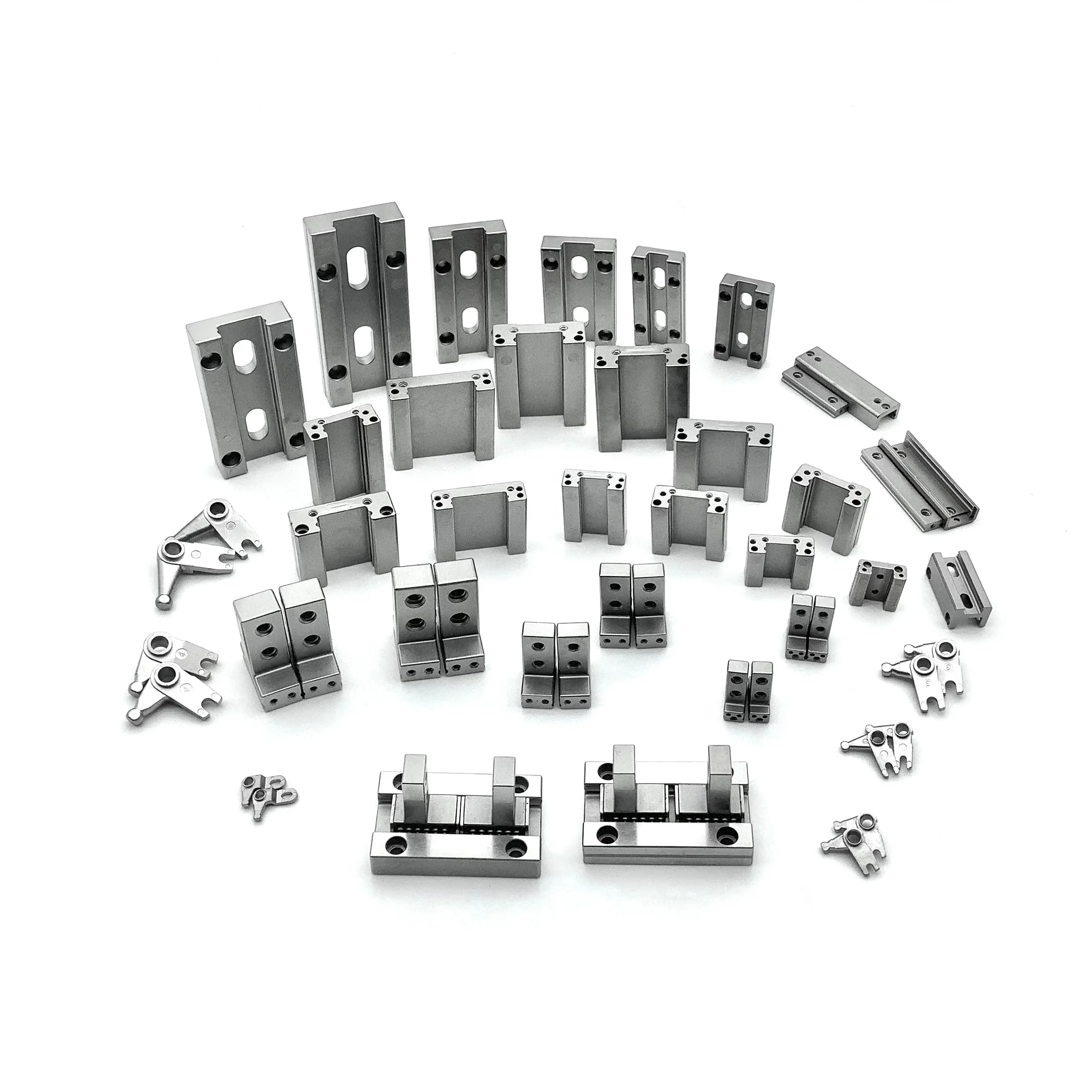 Metallurgy powder custom high precision crescent type pneumatic gripper clamping claw