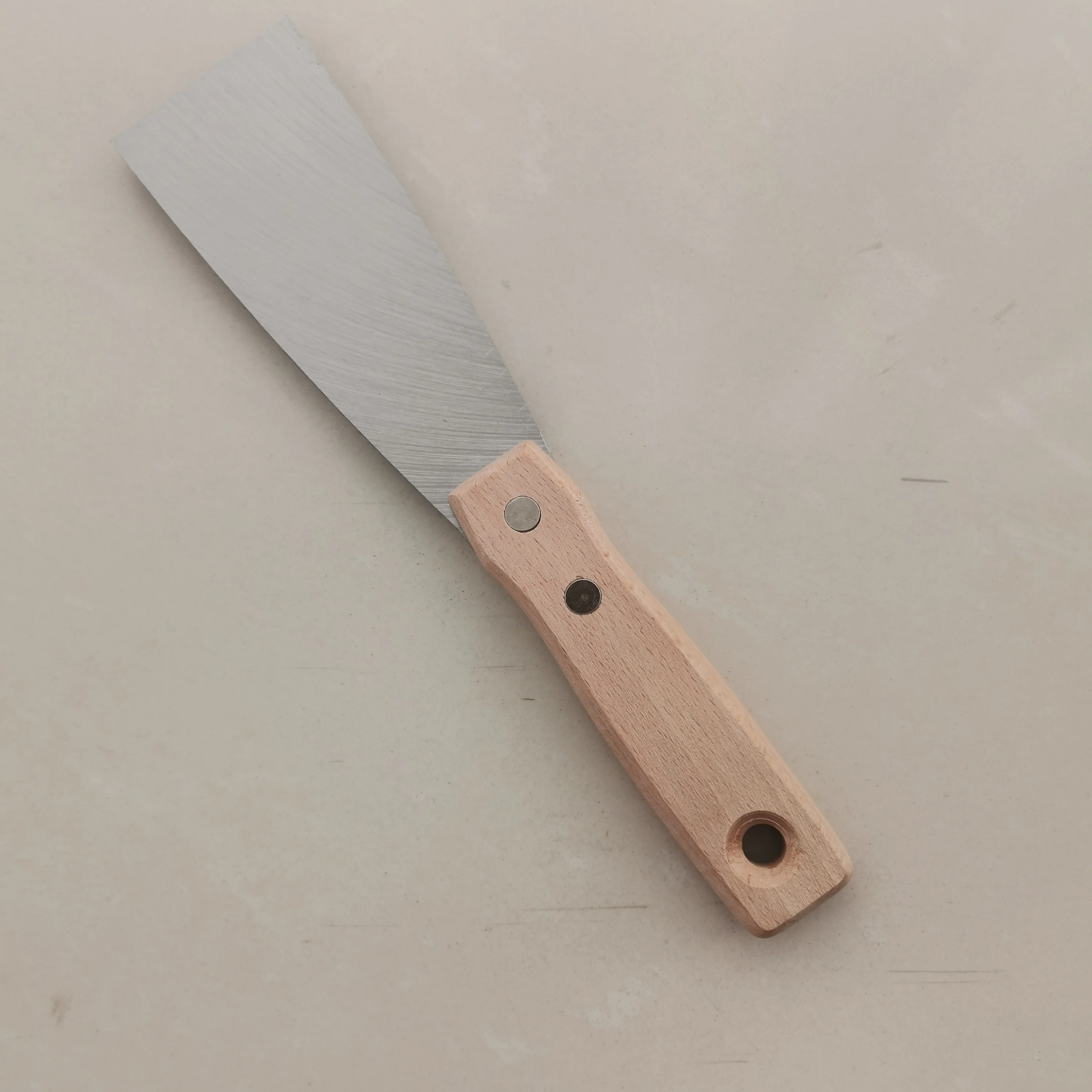 Czech Handle Series Carbon Steel Wood Handle Oil Ash Knife