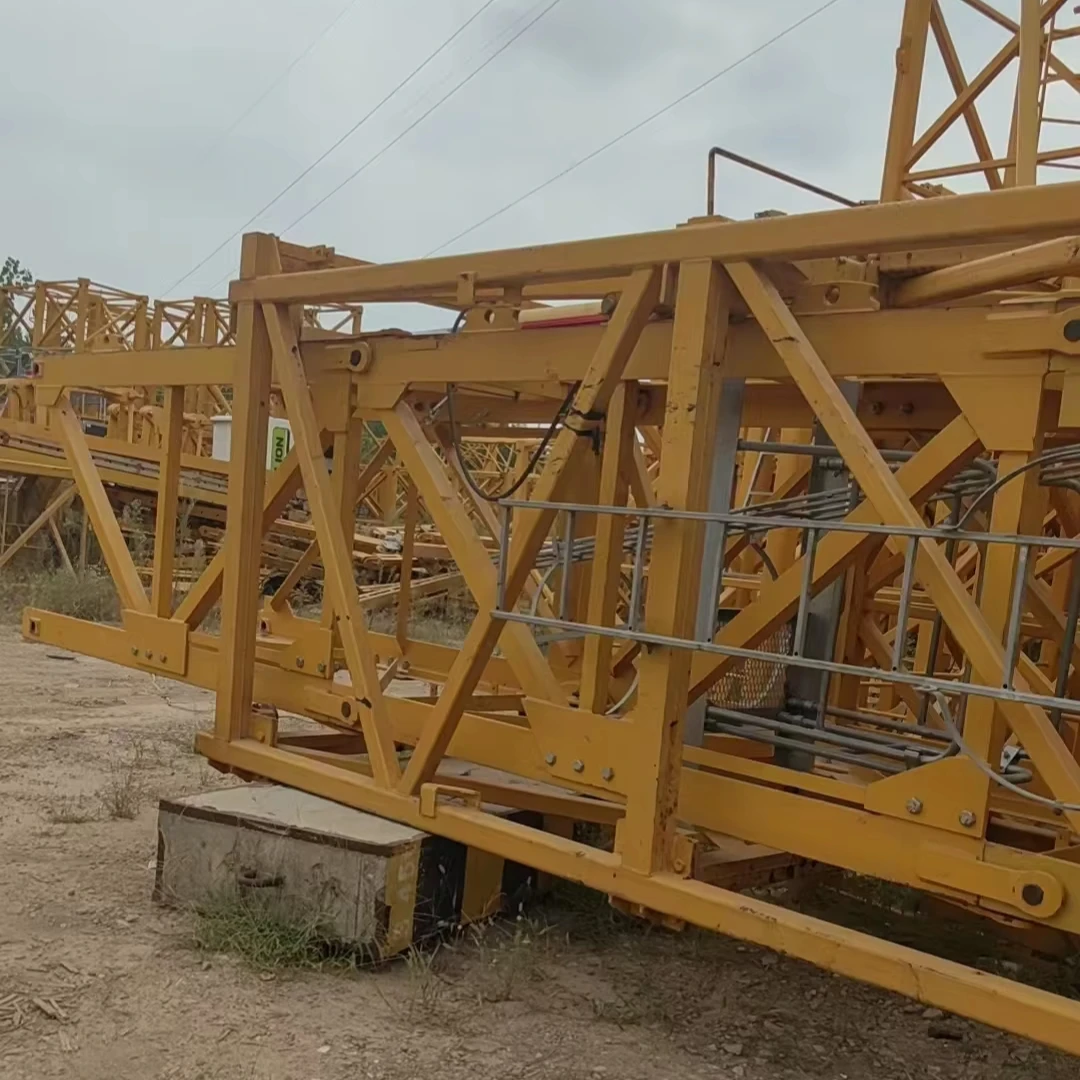 90% New Construction Crane Machine 65m Jib Length Used Zoomlion Tower Crane with Lifting Capacity 10 Tons