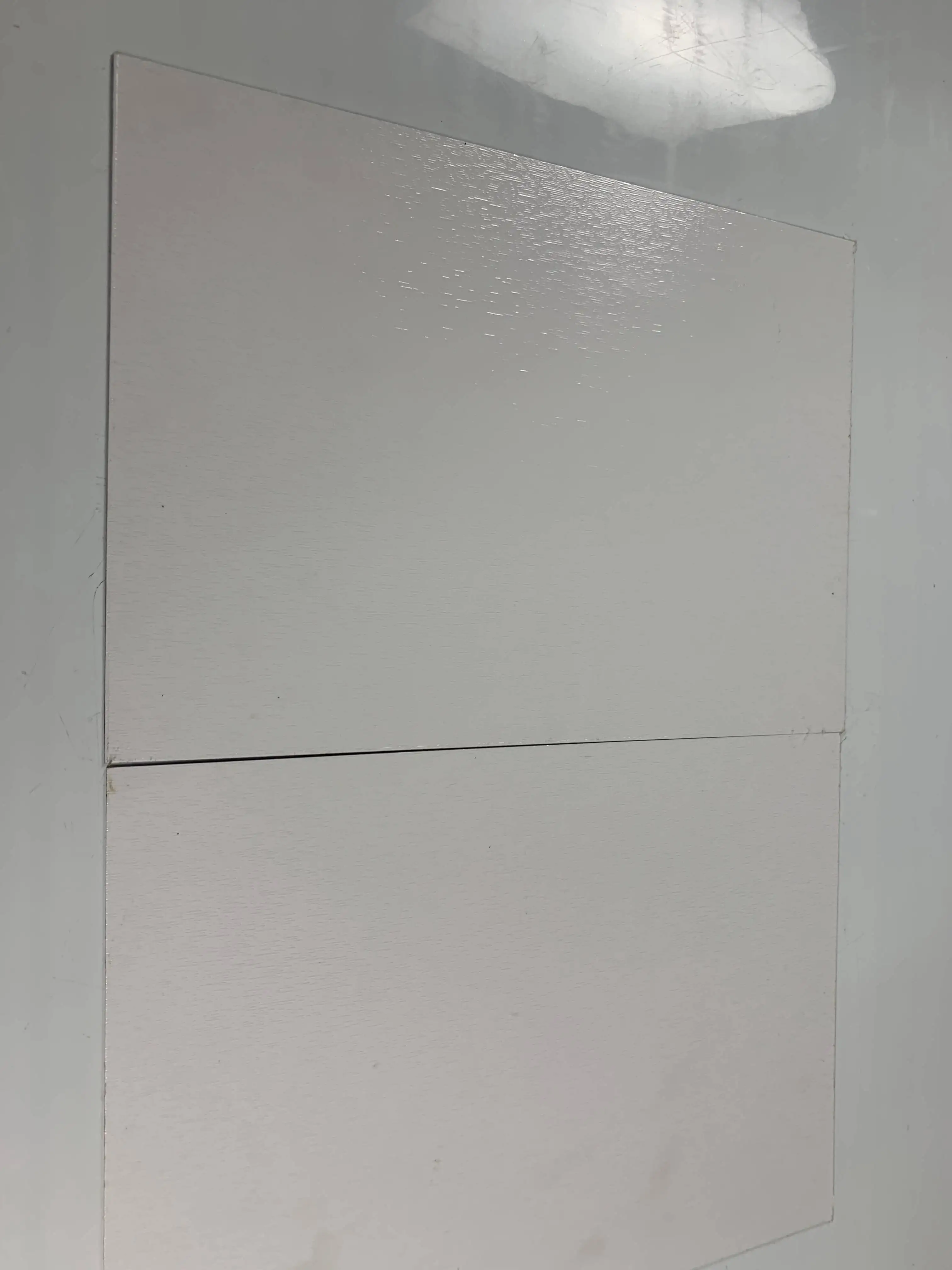 light white wooden Color pvc/pet Coated Cold Laminated galvanized Steel Sheet/Steel Plate for door and decorate