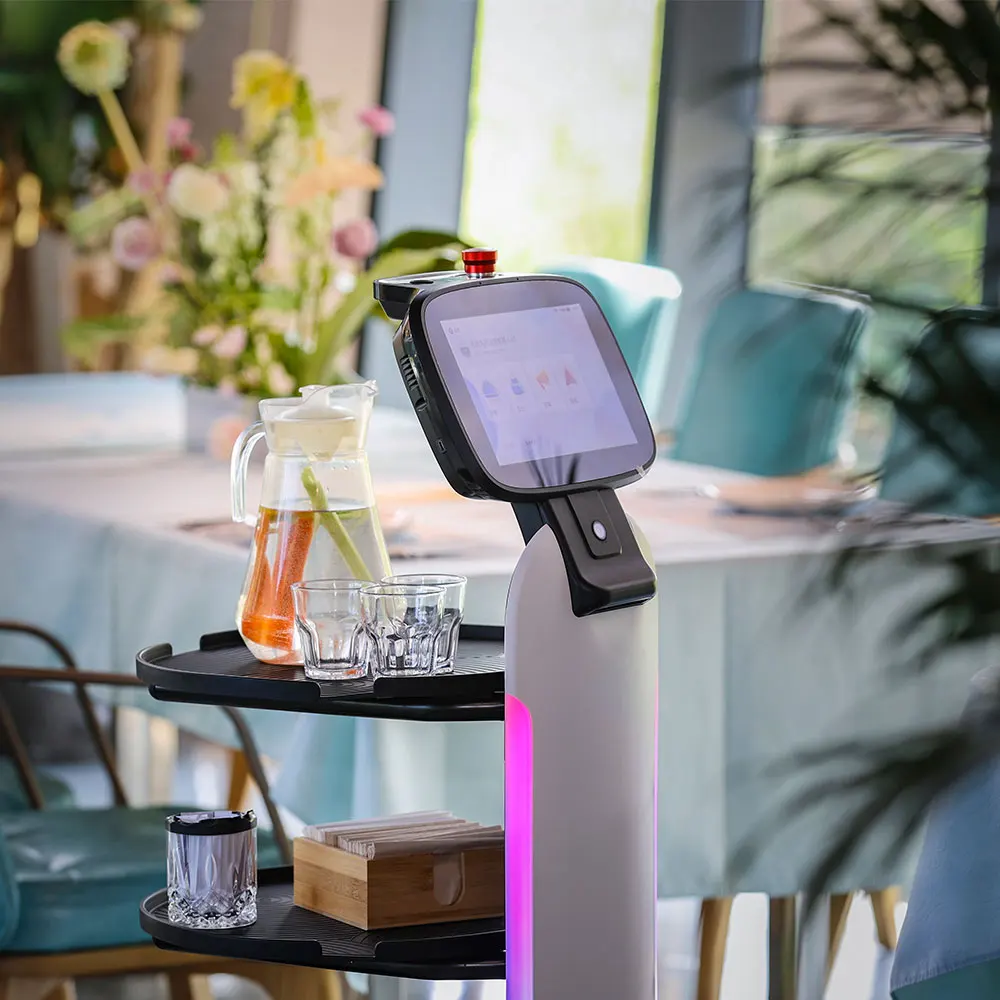 Delivery Range Mini Intelligent Artificial Autonomous Payload 50kg With Laser radar Delivery Robot