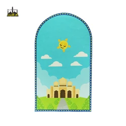cartoon carpet manufactures washable children prayer mat for muslim