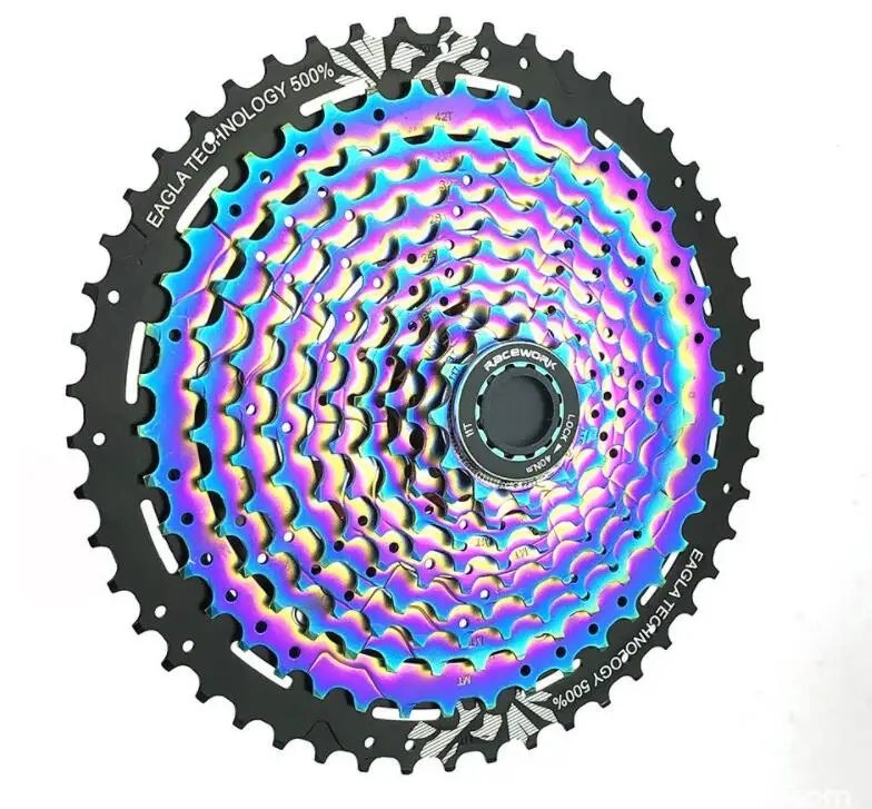 11sp casset f11-50t mtb горный велосипед разноцветный Радужный с большими зубцами Технические данные: около 50 т свободного хода